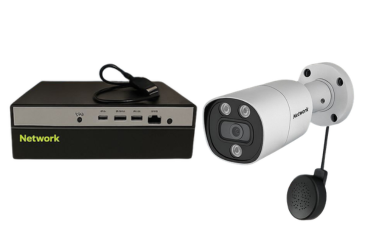 2-way audio IP CCTV camera installation in Delhi