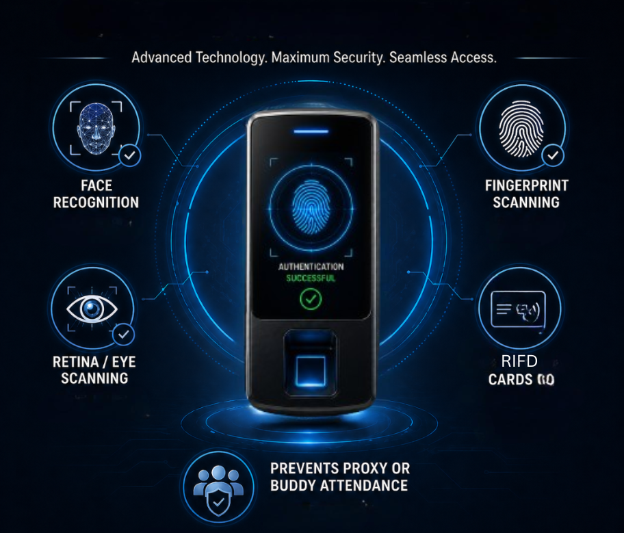 access control biometric features Delhi