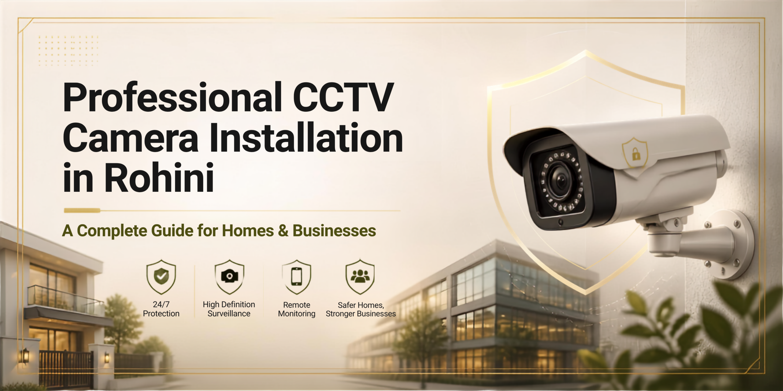 Professional CCTV Camera Installation in Rohini : A Complete Guide for Homes & Businesses